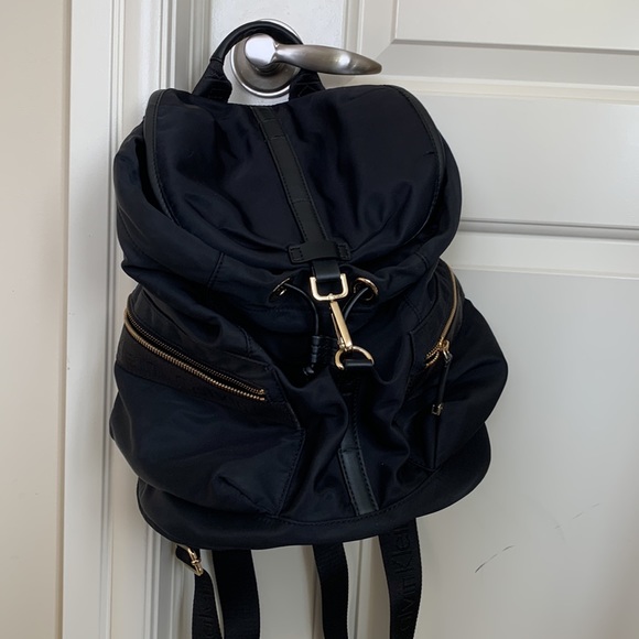[SOLD] Calvin Klein Black Nylon Backpack - Picture 2 of 7